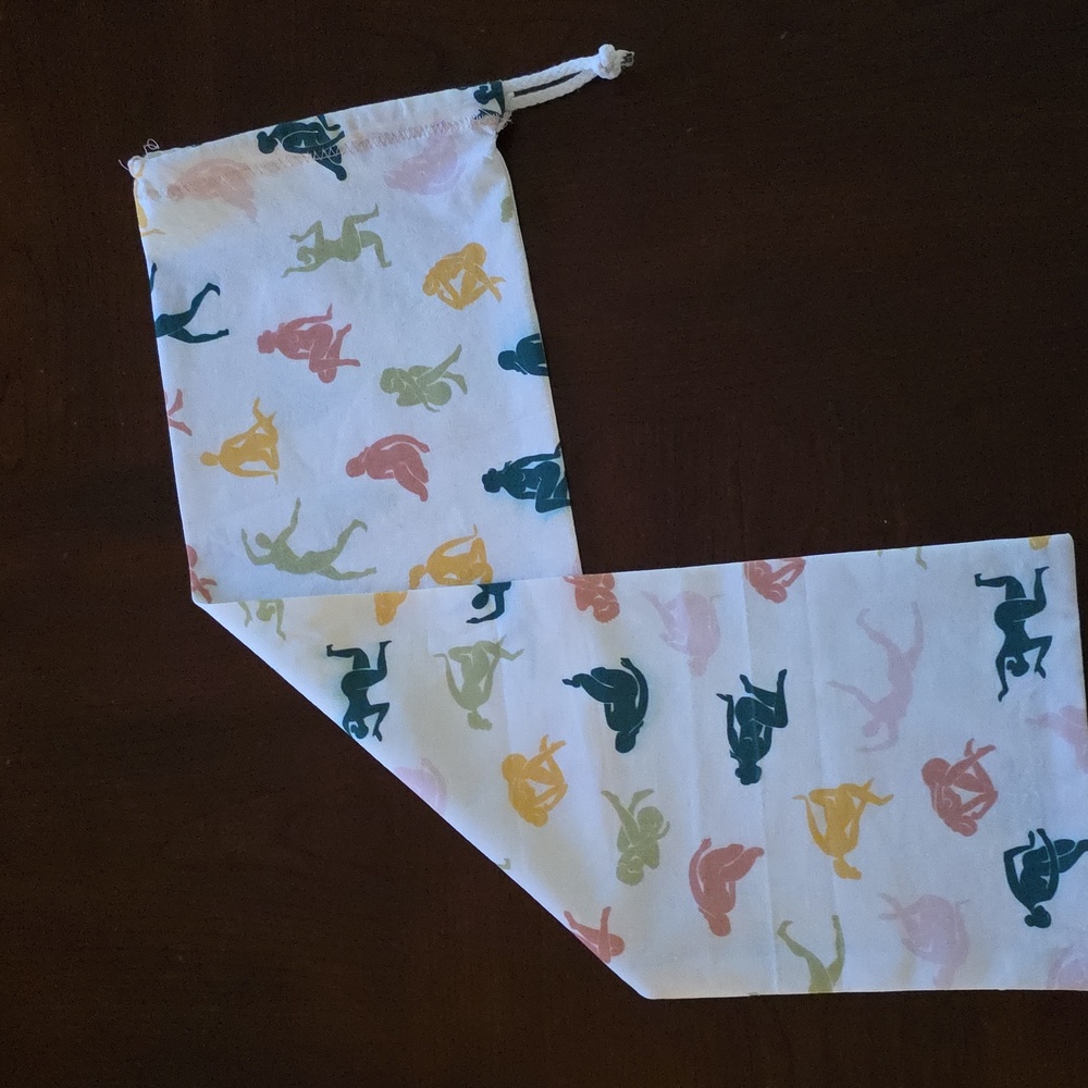 Upcycled Heat Pad W Bag / Sleeve (Dance/ White). Scented You Pick Microwave - Picture 3 of 6
